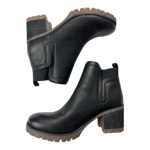 Kork-Ease Black Ankle Booties